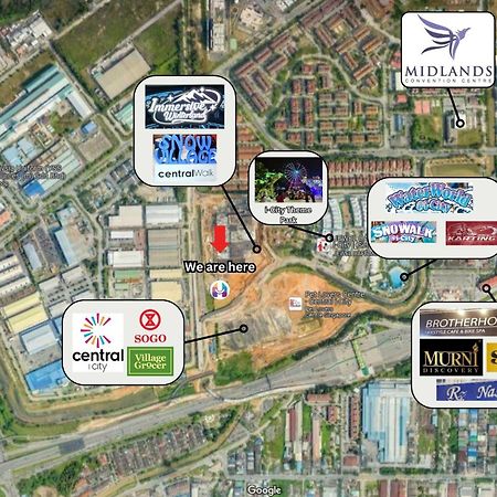 Hostahome Suites At I-City, Central Mall Shah Alam Buitenkant foto