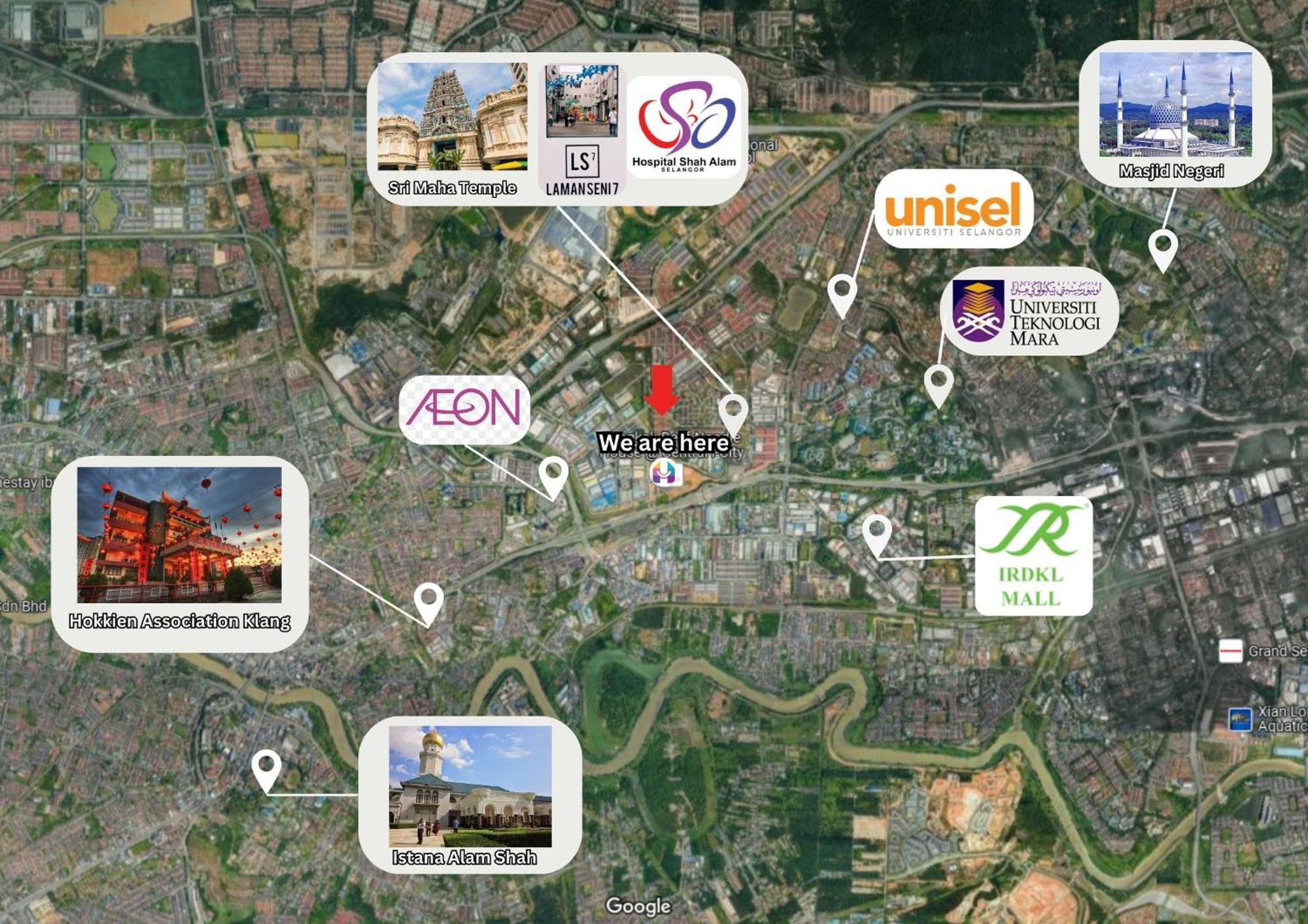 Hostahome Suites At I-City, Central Mall Shah Alam Buitenkant foto